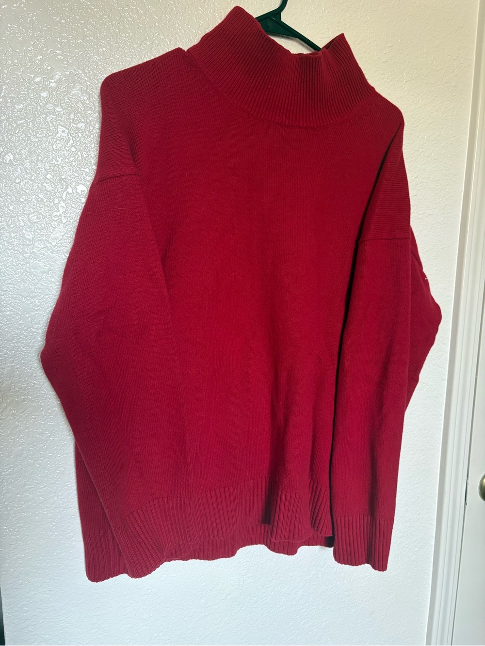 Banana Republic Red Turtleneck Sweater